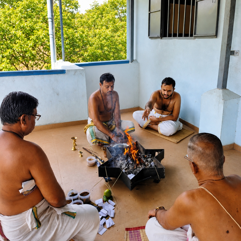 Significance of Mahalaya Amavasya 2026 – Thila Homam and Pitru Pooja at Swami Narayanan Temple