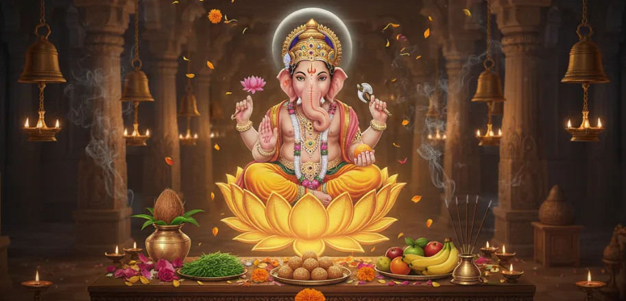 Ganapathi Homam - Sacred fire ritual dedicated to Lord Ganesha