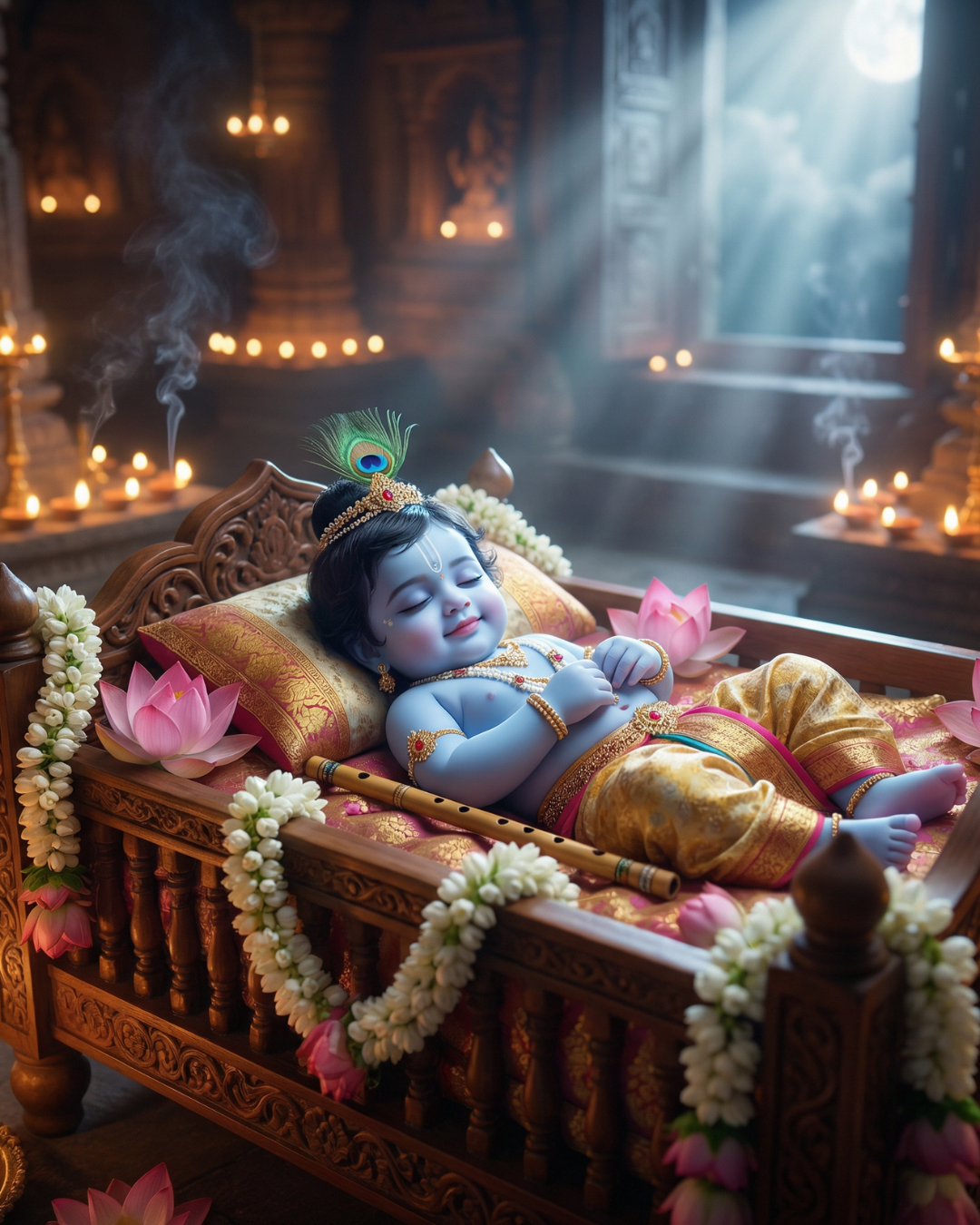 Lord Krishna Janmashtami ritual for peace of mind and clarity