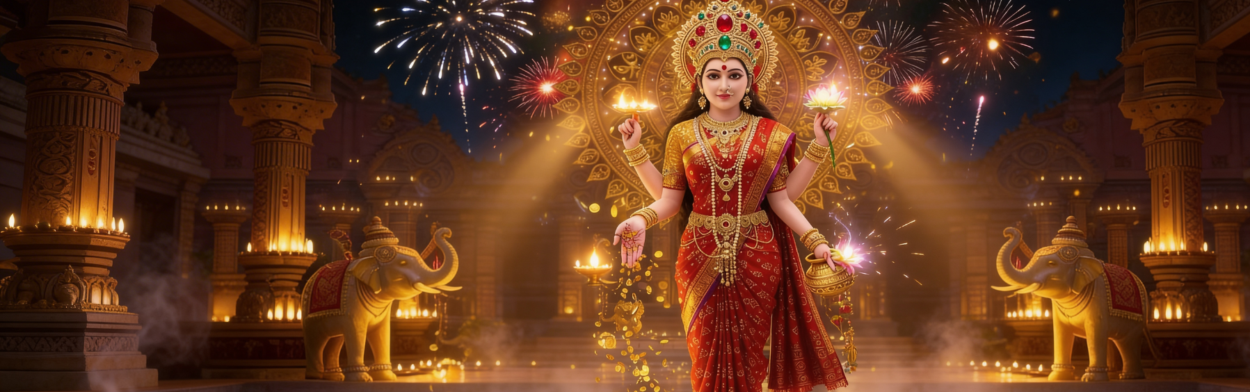 Deepavali Lakshmi Pooja & Homam - Auspicious festival of lights ritual for prosperity and harmony